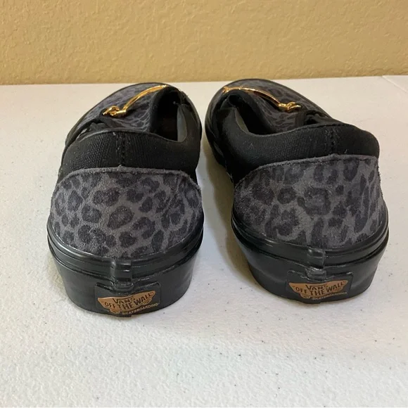 MENS VANS X CHER STRAUBERRY SLIP-ON CHEETAH SNEAKER. SIZE 6.5 - Picture 4 of 7